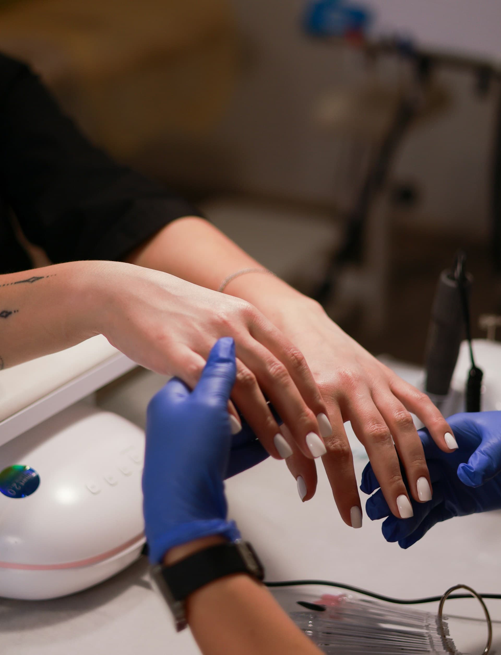Beauty professional at work